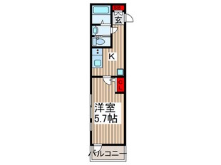 ＭＥＬＤＩＡ宮原の物件間取画像